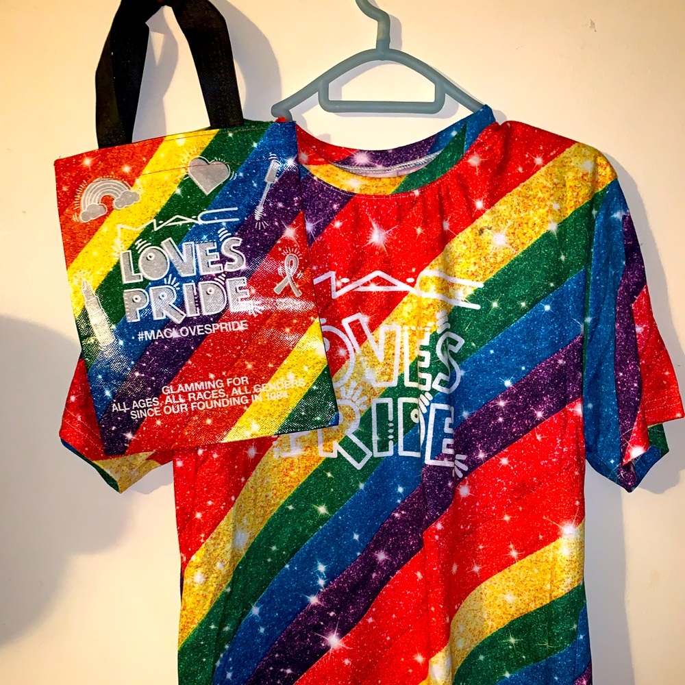 MAC X PRIDE T-Shirt and Tote Bag